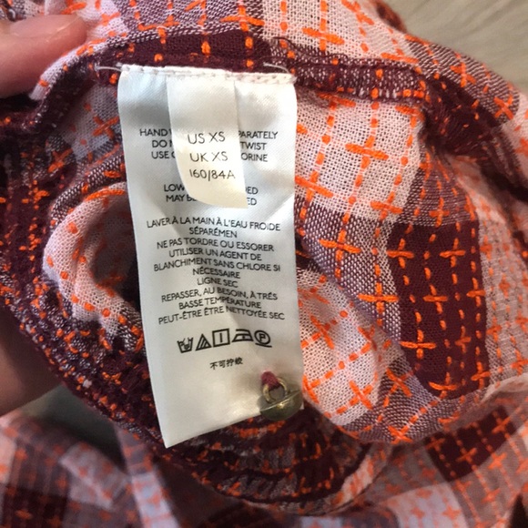 Anthropologie Plaid Top - Picture 8 of 10